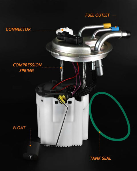 Electric Fuel Pump Module Assembly Direct Fit For 2008 2009 Chevy Avalanche Suburban 1500 V8 5.3L 6.0L GMC Yukon XL dissected view