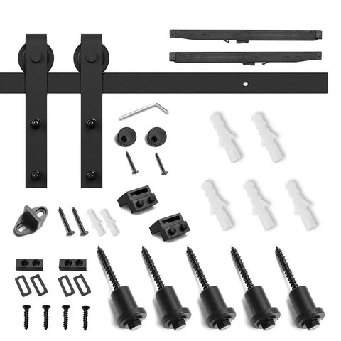 Sliding Barn Door Soft Close Hardware Kit For Single Door With Invisible Track Design Includes Step By Step Manual Fits 36 Inch Door Panel