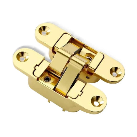Invisible Three Dimensional Door Hinge For Wooden Folding Doors Sleek No Visible Hardware Hidden Cross Shaped Design 180 Degree
