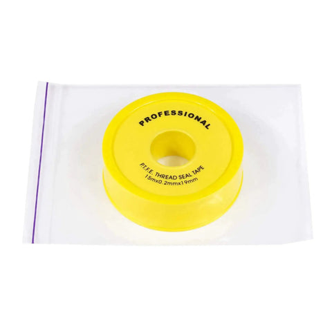 Three Quarters Inch PTFE Thread Seal Tape For Plumbers Pro Grade Teflon Plumbing Tape White 590 Inches Sealing Tape For Pipes And Fittings
