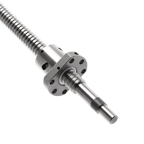 250mm Anti Backlash Ball Screw Kit 16mm Diameter With 5mm Lead, featuring ball screw nut end supports and precise CNC motion components
