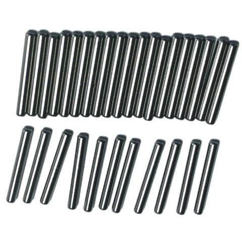 Three Thirty Second Inch By Three Quarter Inch Dowel Pins Set Of Thirty Metal Dowel Pins Shelf Pegs For Shelves Supports Bearings Alloy Steel Wood Bunk Bed Pegs For Furniture Repair neatly arranged