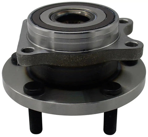 Front view of Front Wheel Bearing And Hub Assembly For Select Subaru Models Complete Replacement Kit With Sealed Bearings