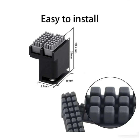 3D Printer Maintenance Tool Kit For X1 X1C X1E P1P P1S Models with nozzle wiper, easy to install, showing detailed dimensions.