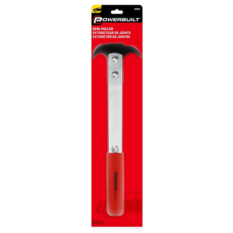 Heavy Duty Seal Puller For Effortless Oil And Grease Seal Removal With Dual Hardened Tips And Ergonomic Comfort Grip Handle Powerbuilt 648494