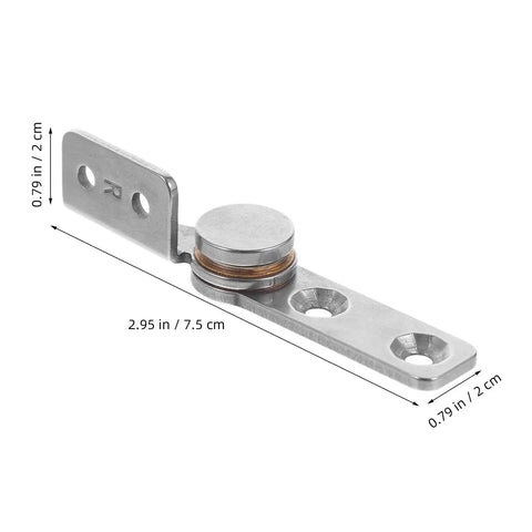 Friction Damping Cabinet Hinges 2 Pack 304 Stainless Steel With 2.0 Nm Torque 90 Degree Positioning for Cabinets and Display Cases