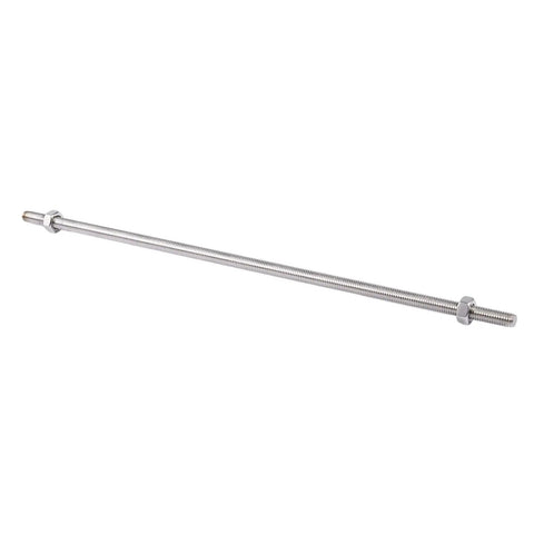 Four Piece 320mm M8 Stainless Steel Threaded Rod Set With Shoulder Nuts Silver Tone For Hardware Molds And Construction 12 6 Inch Long Bar Stock For Precision Alignment In DIY Projects Machinery Assembly And Structural Reinforcement