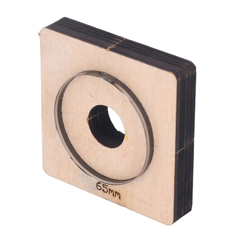 65mm Circle Cutter With Wood Base, Durable Alloy Steel Round Cutting Die for crafting projects