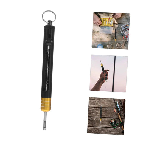 Stainless Steel Detacher Tool For Quick Release And Deep Hook Removal versatile fishing gear displayed in various angling scenarios.