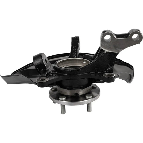 Two Piece Front Left And Right Wheel Hub Bearing Knuckle Assembly For Toyota Highlander 2004 2005 2006 2007 2.4L 3.3L Direct Fit OEM Reference 698442 698443 Premium Quality close-up view