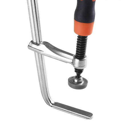 Track F Clamp For 3/8 x 3/4 Double Cut T-Track, 6 Inch Opening, 2 3/8 Inch Throat, Heavy Duty Universal Woodworking