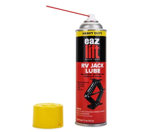 EAZ Lift Heavy Duty RV Stabilizer Jack Lube For Stabilizer Jacks And Tongue Jacks Steps And Undercarriage Parts in 15 oz spray can