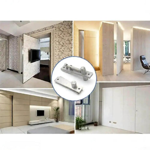 Built Tough Stainless Steel Pivot Door Hinge With 360 Degree Swivel And Invisible Floor And Ceiling Mount for concealed doors