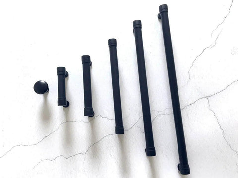 Matte Black Cabinet Pull Handle 2.75 Inch Centers 70 Mm Center to Center Drawer Knob Pull for Kitchen Cabinets