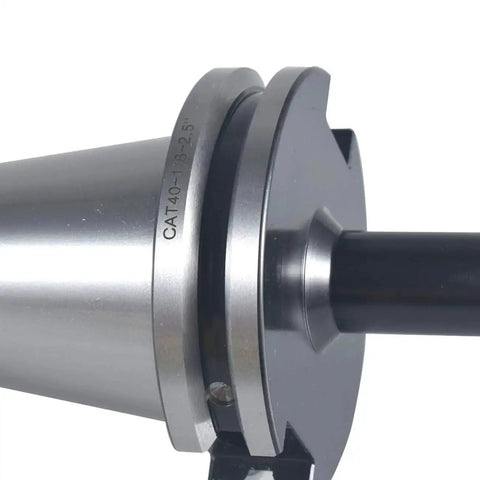Pro Grade Balanced CAT40 End Mill Tool Holder One Eighth Inch Bore 2.5 Inch Length 0.75 Inch Nose side view