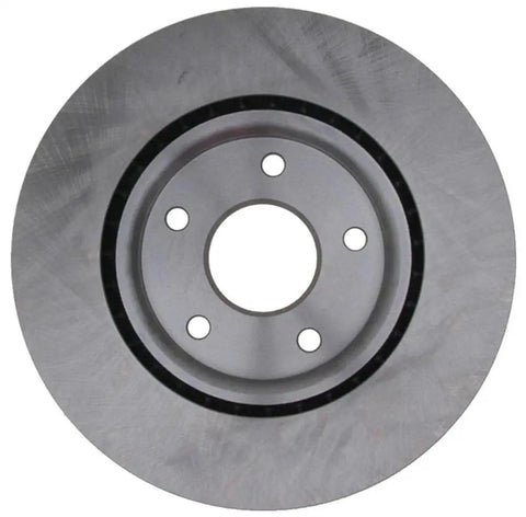Raybestos 780964R disc brake rotor, automotive part in gray metal with 5-lug bolt pattern