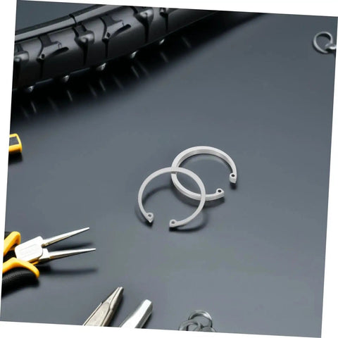5 Piece Stainless Steel Snap Rings Kit Internal External Circlips Retaining Rings Assortment For DIY And Professional Use