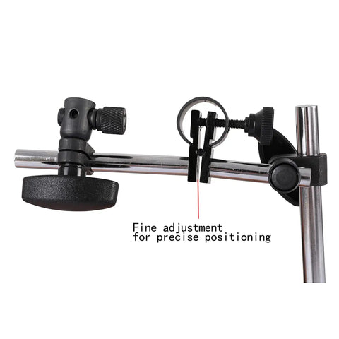 Magnetic Base For Dial Indicator Holder With Fine Adjustable Long Arm Tool Stand For Dial Gauge With On Off Magnetic Surfaces