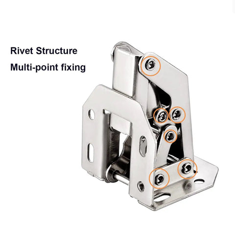 Concealed Kitchen Cabinet Door Hinges Pack of 2, Soft Close 90 Degree with 28mm Cup, multi-point fixing rivet structure