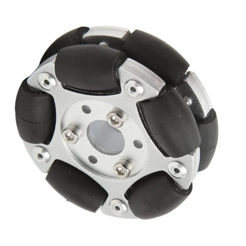 Omni Wheel Replacement For Robots No Slip 360 Degree Rotation 60mm Diameter Aluminum Alloy Wheel With Screw Upgrade