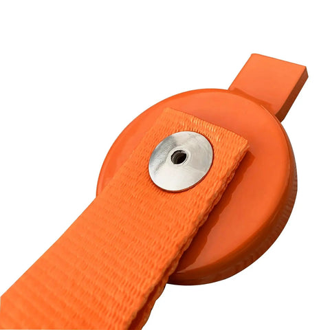 2-pack surge brake lockout key with bright orange heavy-duty strap and metal disc