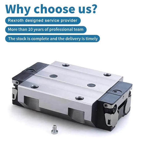 FLS extended slider guide block, single slide unit with sealed ball bearing, precision CNC machinery use.