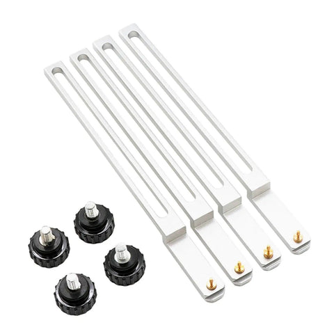 Four Piece BGA Jig Fixture Set For Rework Station, Aluminum Alloy PCB Clamp Tools, Handy BGA Accessories For Soldering, PCB Board Repair