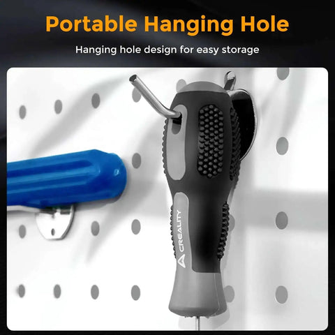1.5mm Clog Poke Nozzle Cleaning Kit For 3D Printers with portable hanging hole design on pegboard