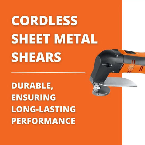 Cordless Sheet Metal Shear With 18V MultiVolt Power And 6Ah Battery Delivers Fast 2,200 To 3,700 SPM For Clean, Precise Metal Cuts On The Go