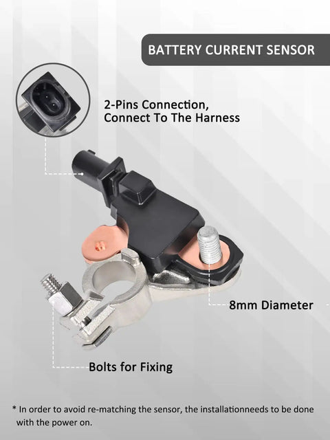 Battery Current Sensor Compatible With Dodge Journey Charger Chrysler 200 300 Jeep Wrangler Cherokee Ram 1500 2500 3500