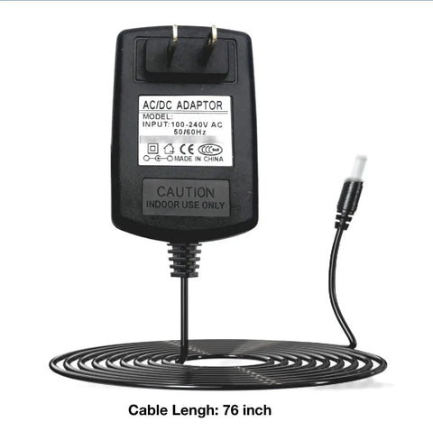 24V AC DC Adapter Replacement For ENG Equipment Model 6A-181WP24, 24V DC 0.75A 16W Plug And Play Wall Charger with 76-inch cable