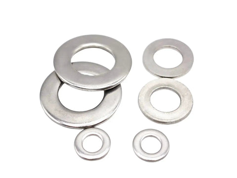 412 Piece Flat Washer Set In 304 Stainless Steel M4 To M12 For Screws And Bolts Includes Beefy Heavy Duty Fender Washers
