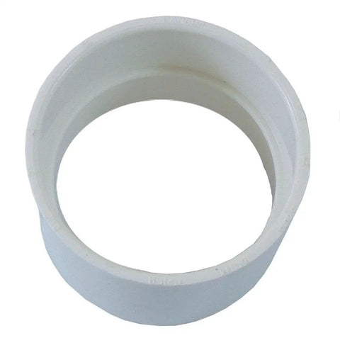 Central Vacuum Stop Coupling 2 Inch PVC Fitting Pack Of 5 For Built In Vacuum Systems, durable coupler shown close-up