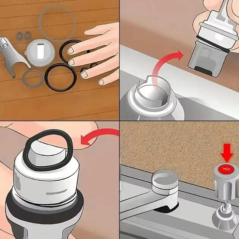 225 Piece Flat Washer And O Ring Heavy Duty Rubber Assortment Kit with Oil and Water Tight Sealing installation guide