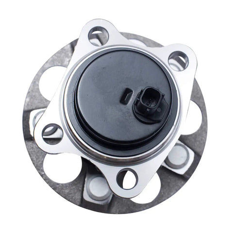 Top view of Rear Wheel Hub And Bearing Assembly For Prius 2010-2015 With ABS 5 Lug Plug-In 2012-2015 AUQDD Replacement