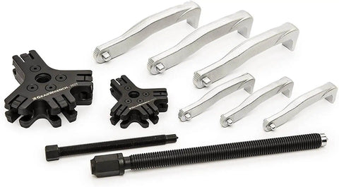 Heavy Duty Ratcheting Puller Set For Automotive Internal And External Pulls 2 And 5 Ton Converts To Two Or Three Leg Pullers Easy Jaw Connection And Quick Release