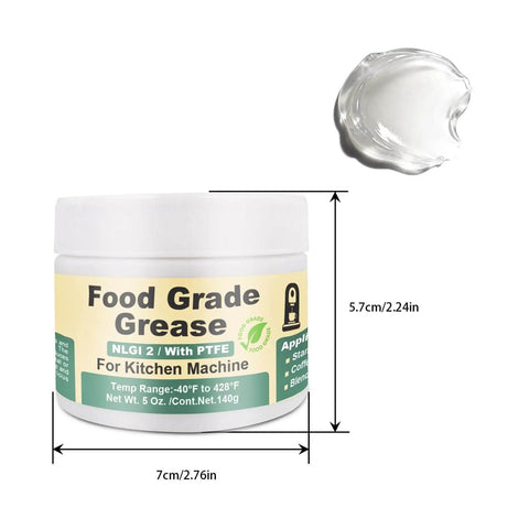 Food Grade Grease For Kitchen Appliances 5 Oz Bottle NSF H1 Accredited Sanitary Lubricant For Stand Mixers Blenders Coffee Makers Ice Cream Makers And Other Kitchen Equipment Safe For Incidental Food Contact