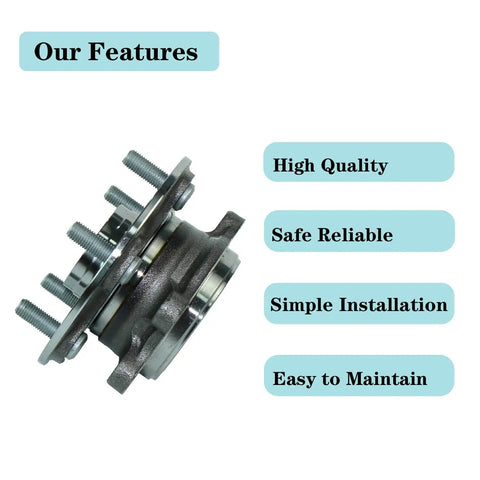 Front Wheel Bearing And Hub Assembly For Toyota Camry 2018 To 2022 Avalon 2021 And Lexus ES250 2021 To 2023 2.5L L4 5 Lug