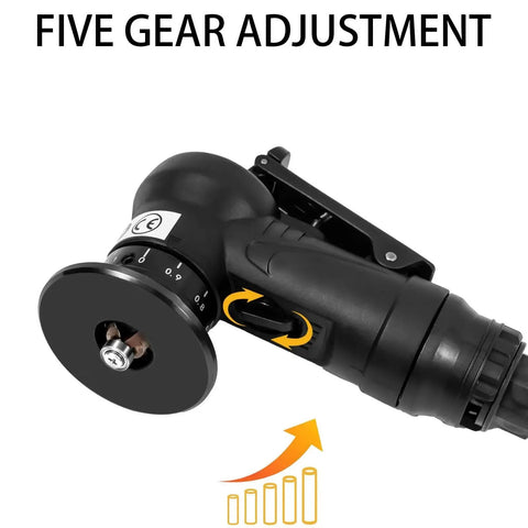 Handheld Pneumatic Chamfering Tool With 45 Degree Arc Corner One Quarter Inch Air Inlet For Metal And Wood Beveling
