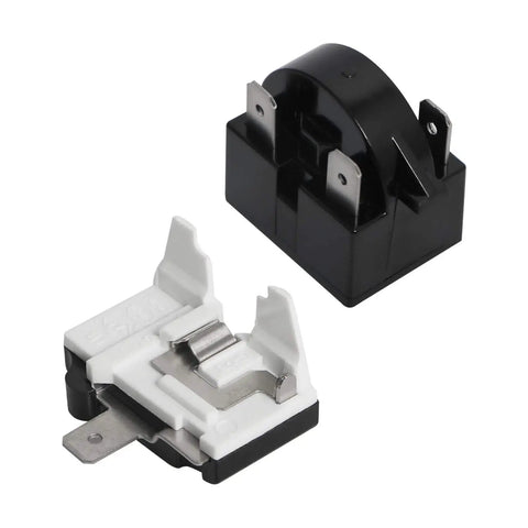 3 Pin 125W Refrigerator Start Relay and Thermal Overload Protector for Mini Fridges and Car Coolers
