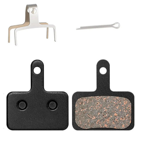 Ride Ready Universal Bicycle And Electric Scooter Brake Pads Semimetal For Rim And Hydraulic Brakes, shown with accessories