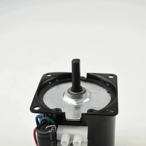 High Torque Dope 24V AC Permanent Magnet Synchronous Gear Motor With CW CCW Directions 60RPM 14W Output 60KTYZ front view