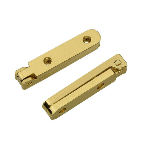 Durable Mini Hinges For Wooden Jewelry Box Chest Case Gold Brass 90 Degree Opening Hidden Hinges With 20 Screws 30x30mm
