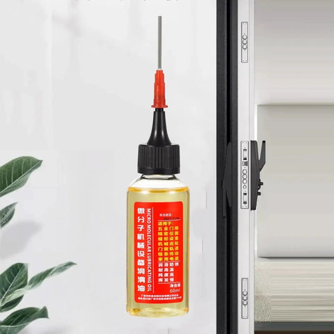 Door Hinge Lubricant Penetrating Oil For No More Squeaks And Rust Prevention, 60ml bottle with applicator nozzle