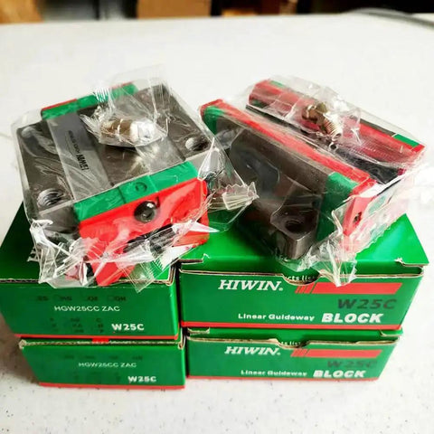 Top Notch 25mm Linear Block For HGW25 Linear Motion Guide Rail High Speed High Load High Rigidity Linear Bearing Block visible
