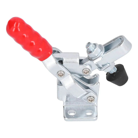 Heavy Duty Quick Release Vertical Toggle Clamp With 150kg Capacity Pro Grade Hold Down Fixture For Woodworking Jigs And Fixtures Welding Drill Press DIY Friendly Projects Sturdy Iron Construction And Ergonomic Handle