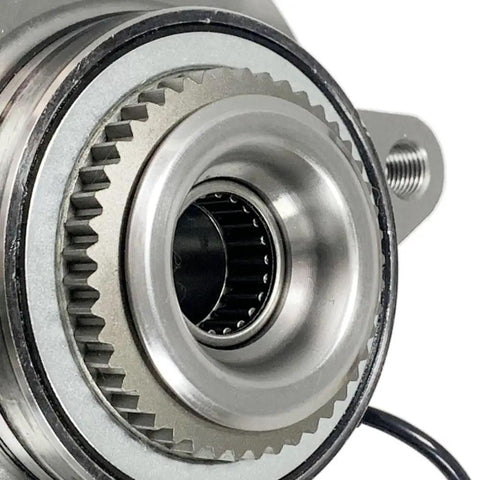 Close-up of Front Wheel Hub Bearing Assembly 6 Lug 4WD With ABS For Ford F150 Expedition 2011 To 2014 And Lincoln Navigator