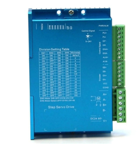 Closed Loop Stepper Motor With HBS57 Driver Kit, 2.2 Nm Torque, 1000 Lines Encoder, industrial control device with green connectors