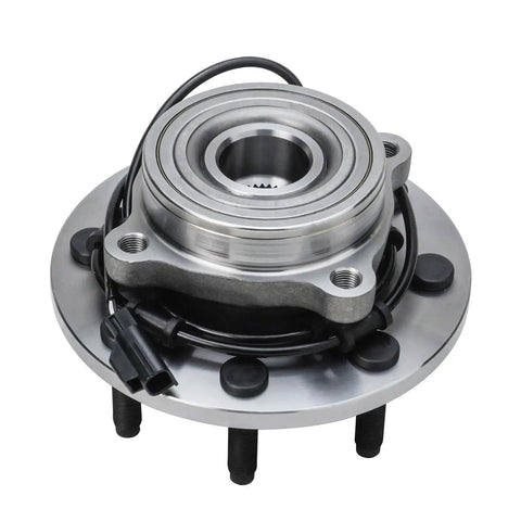 4WD Front Wheel Bearing Hubs For Dodge Ram 2500 3500 2003 2004 2005 Replacement Wheel Bearing And Hubs Assembly Set 2 Pack With Front ABS 8 Bolt Square Flange Hubs