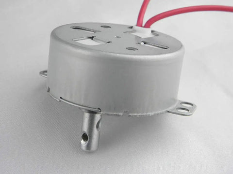 Compact 110V AC Synchronous Motor With 15 To 18 RPM CCW Shaft Rotation Low Noise 4W Gear Motor for electric fireplaces